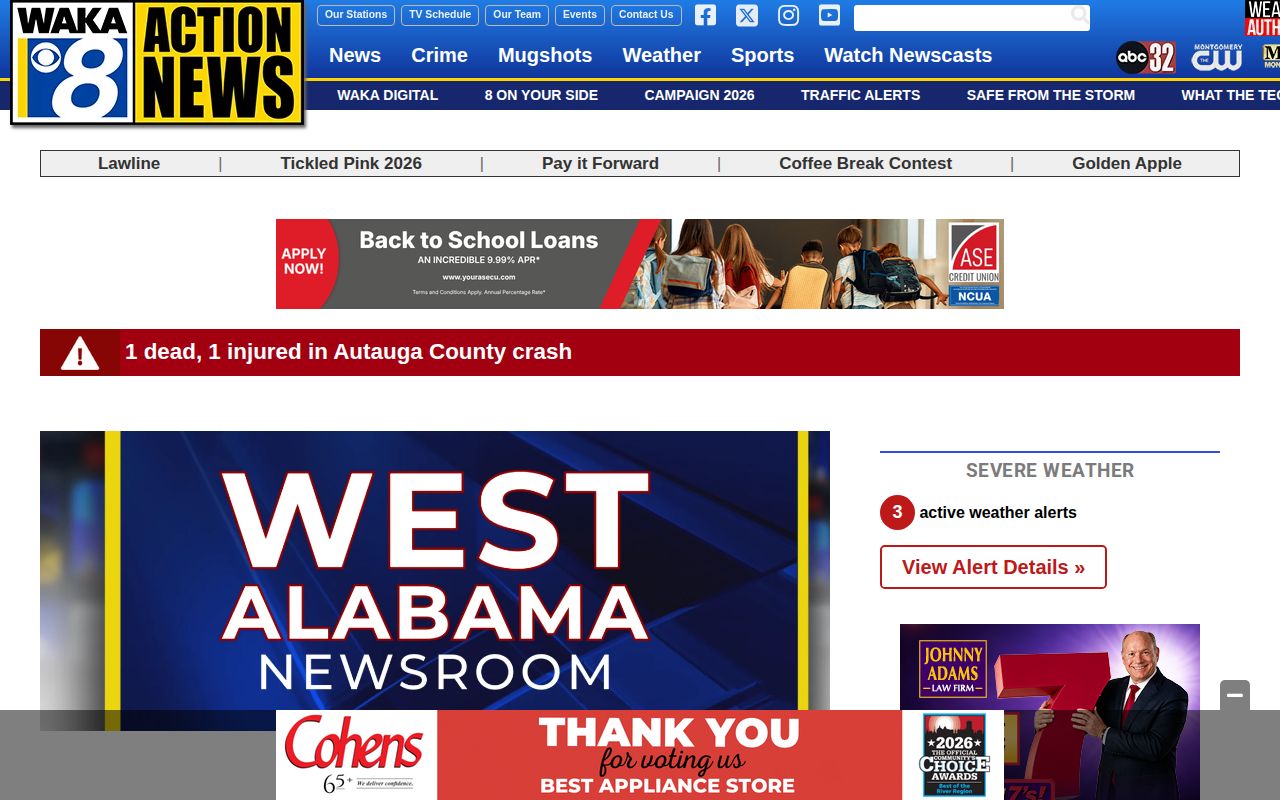 WAKA Pike County and Troy crime news record landing page